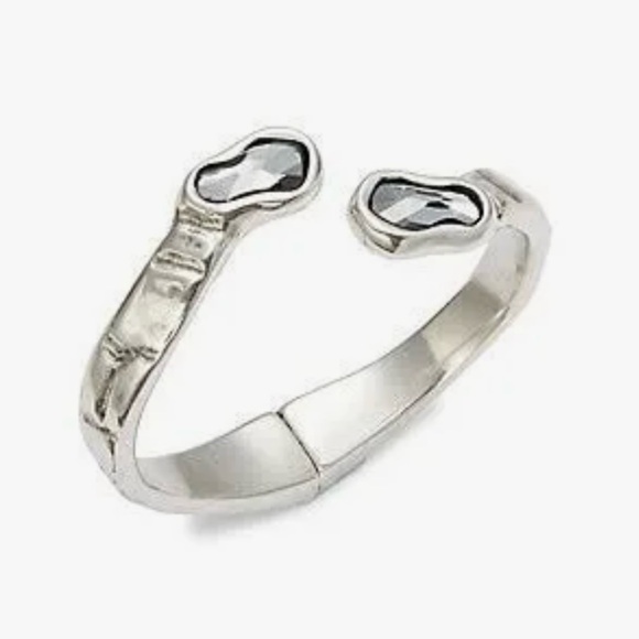 Uno de 50 bracelet with smoky crystals - Picture 2 of 5